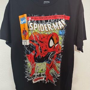 Marvel Spider-Man Comic #1 McFarlane Men’s T-shirt Black Marvel Size L Torment